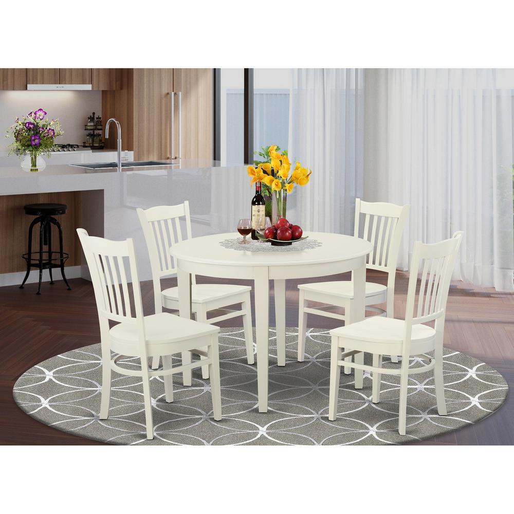 5  Pc  Dinette  set  -  Small  Kitchen  Table  and  4  Dining  Chairs. Picture 1