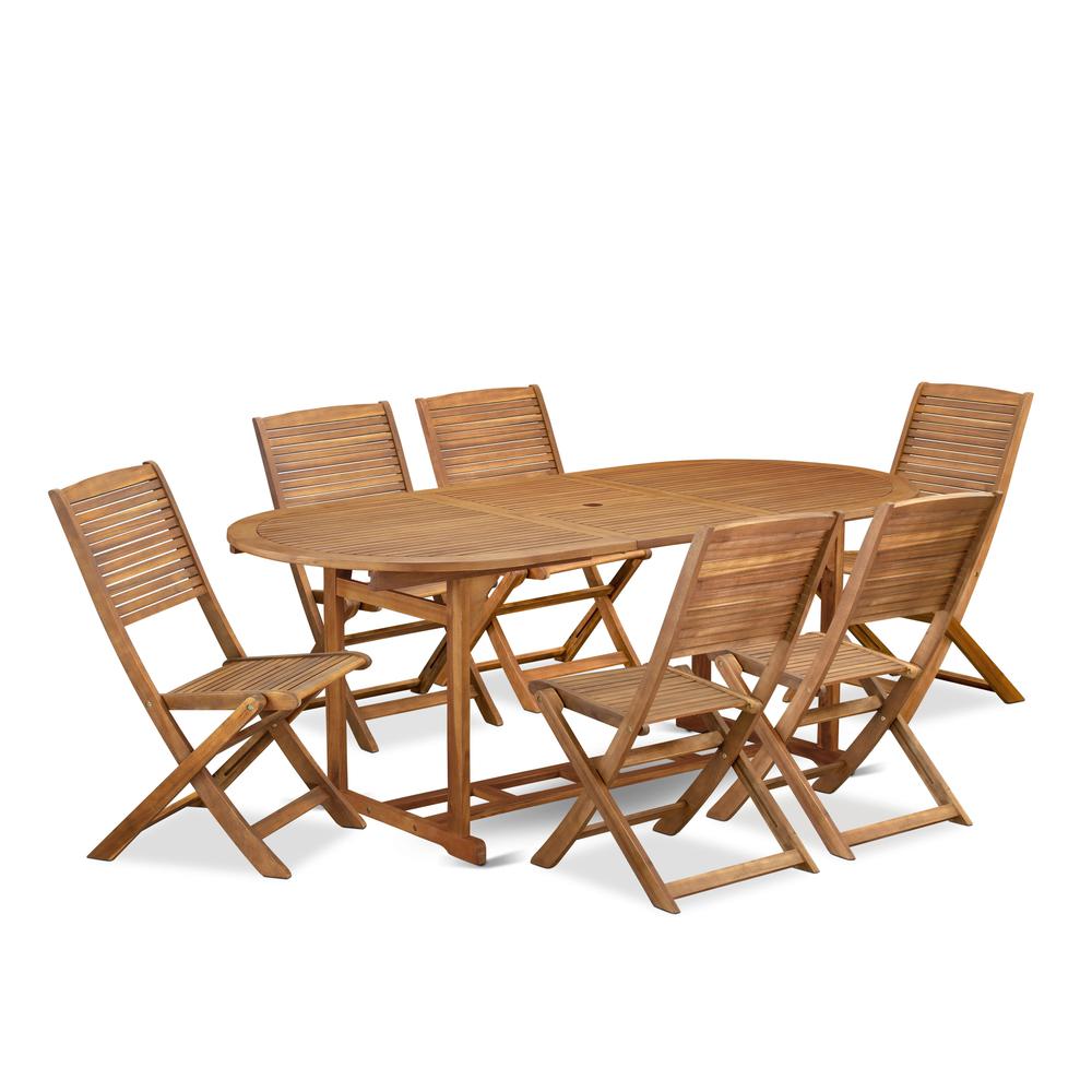 7 Piece Outdoor Patio Dining Sets. Picture 6