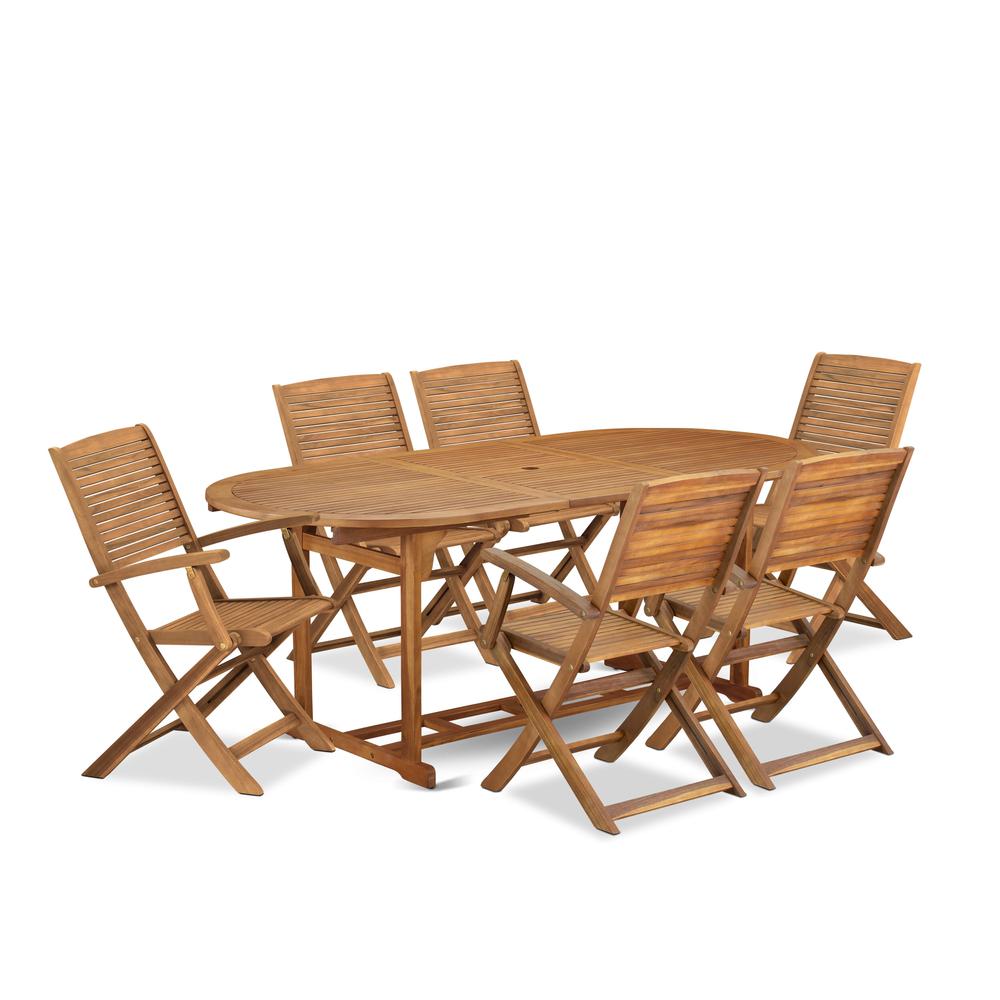 7 Piece Outdoor Patio Dining Sets. Picture 6