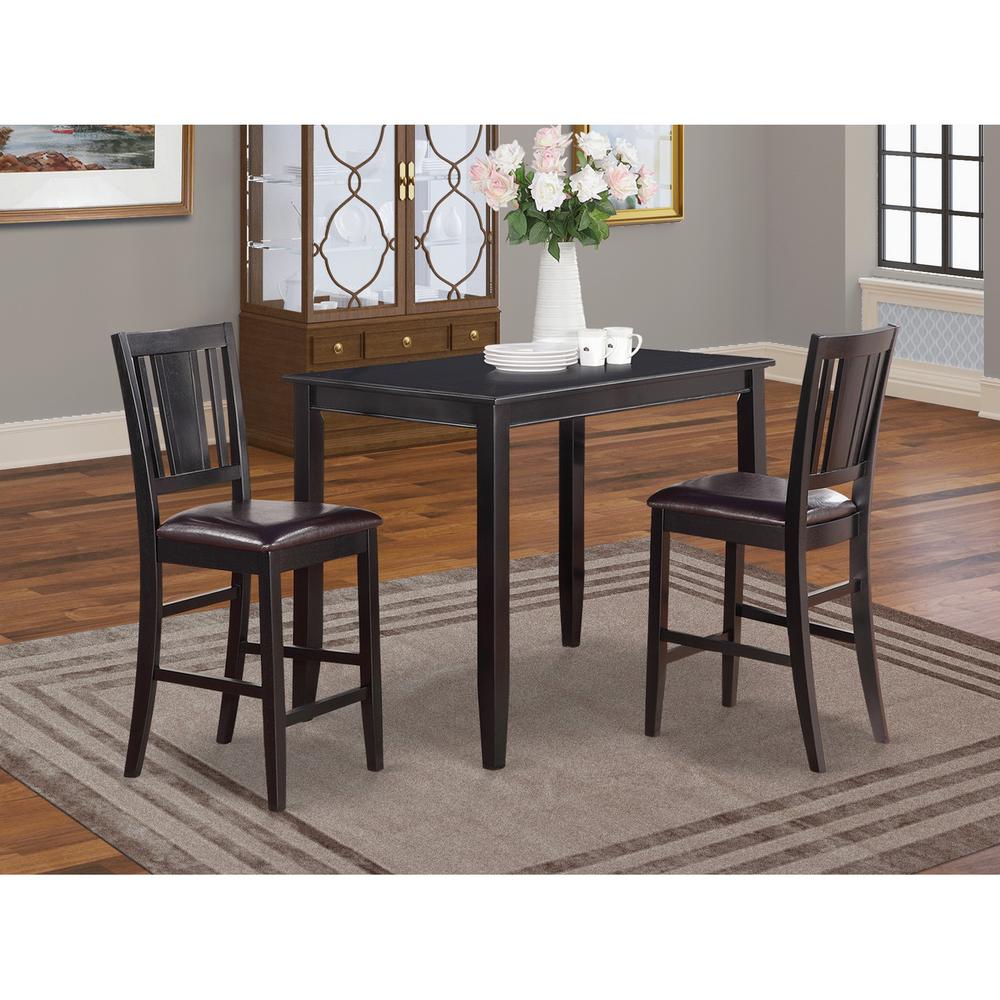 3  Pc  counter  height  Dining  set-high  Table  and  2  Stools. Picture 1