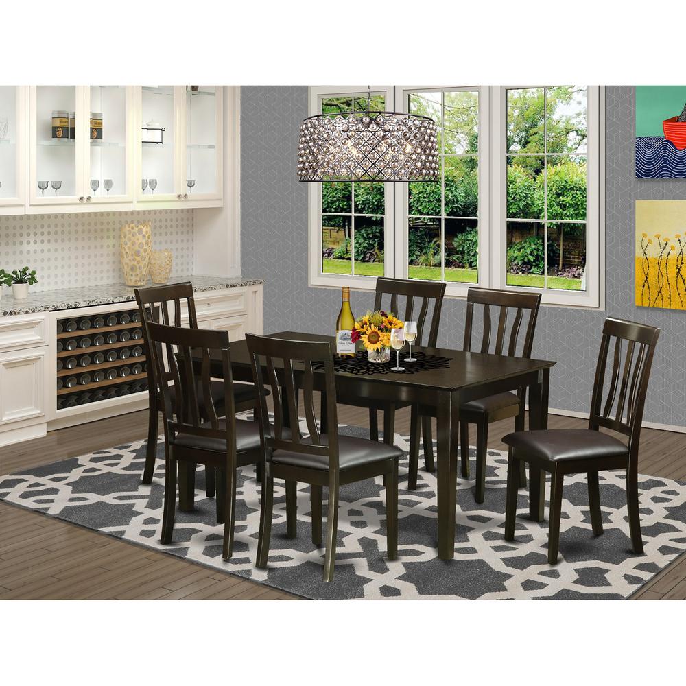 7  PC  Dining  room  set  for  6-Dining  Table  and  6  Dining  Chairs. The main picture.