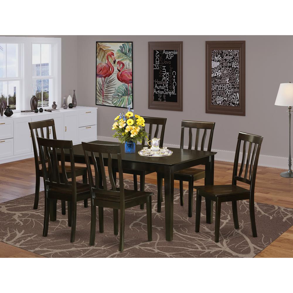7  Pc  Kitchen  Table  set-  Kitchen  Table  and  6  Dining  Chairs. Picture 1