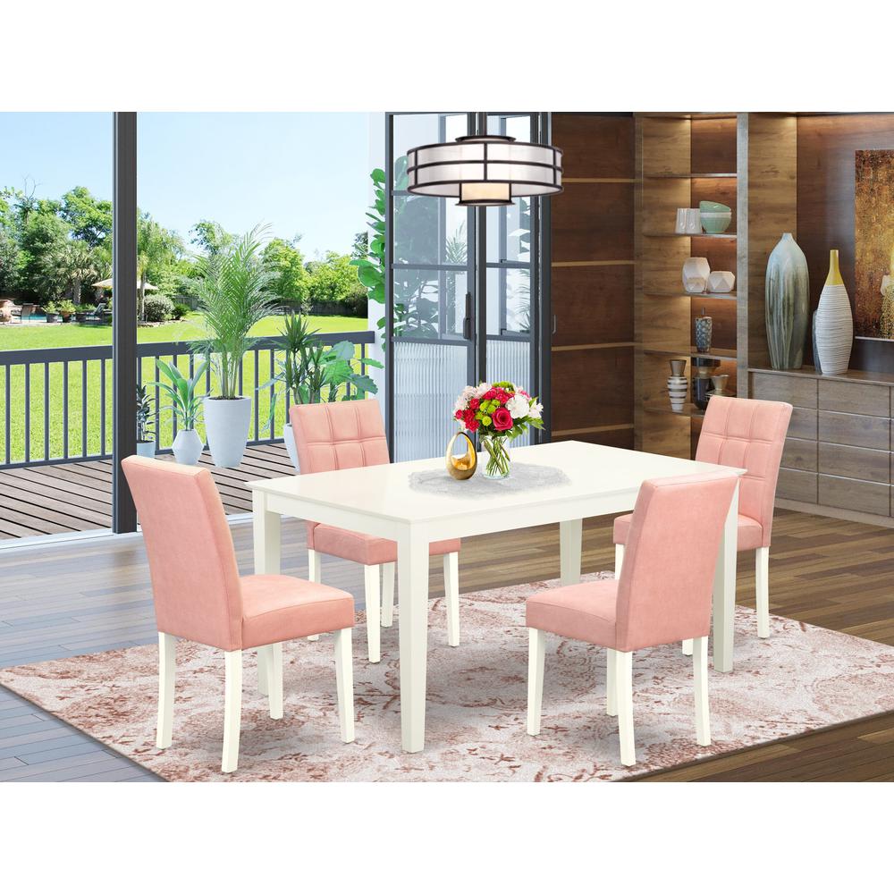 5 Piece Dining Table Set consists A Kitchen Table. Picture 1