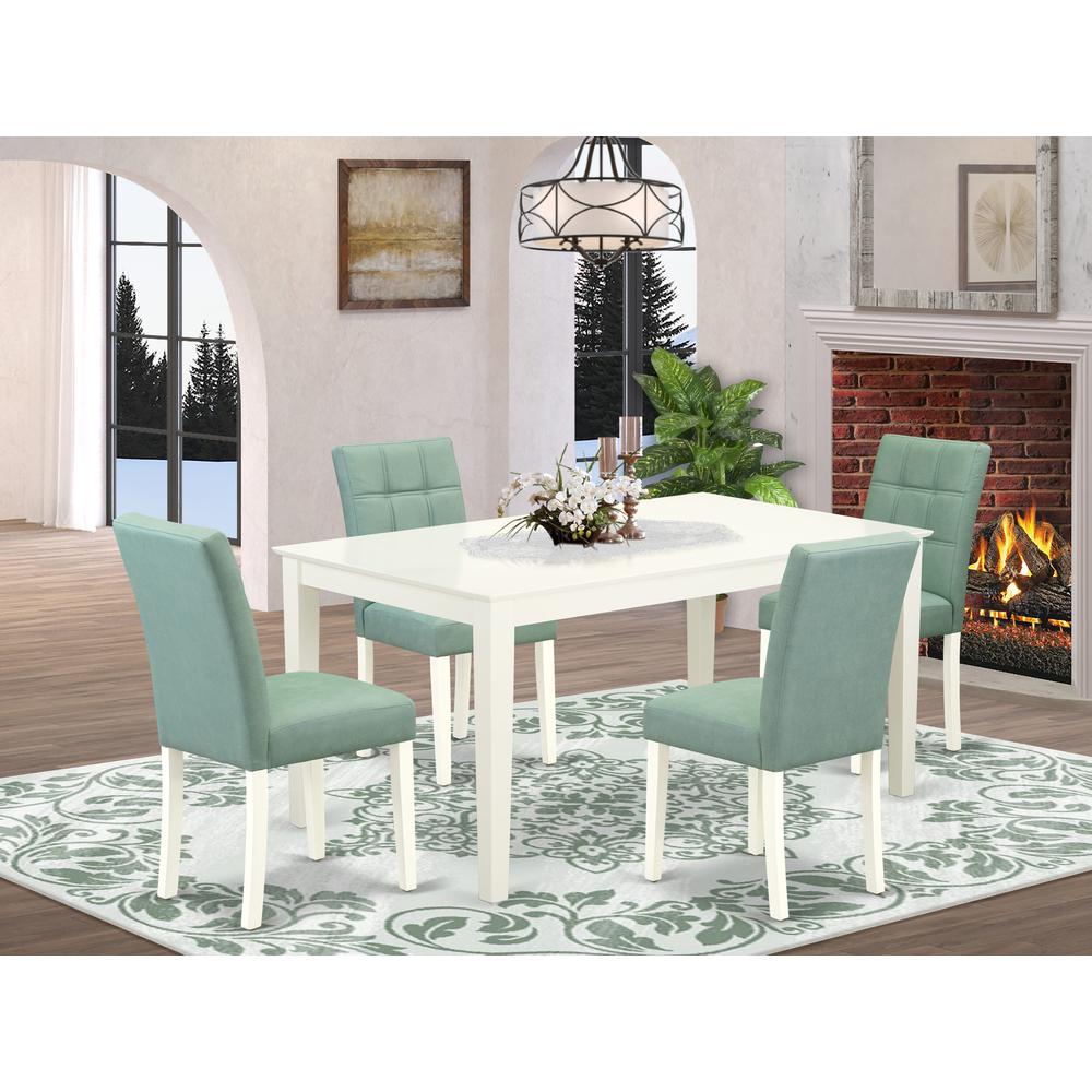 5 Piece Dining Room Set contain A Dinner Table. Picture 1