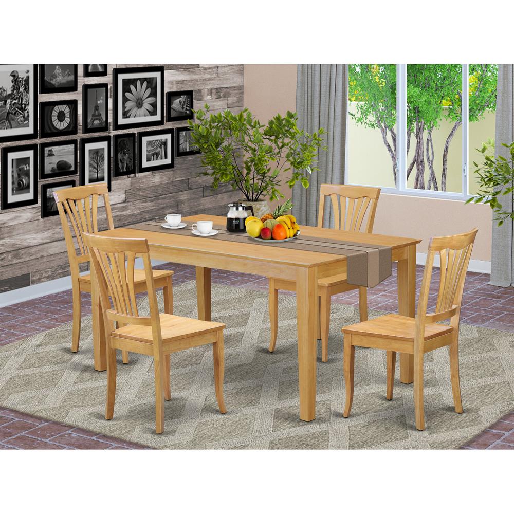 5  PC  Small  Kitchen  Table  set  -  small  Kitchen  Table  and  4  Kitchen  chair. Picture 1