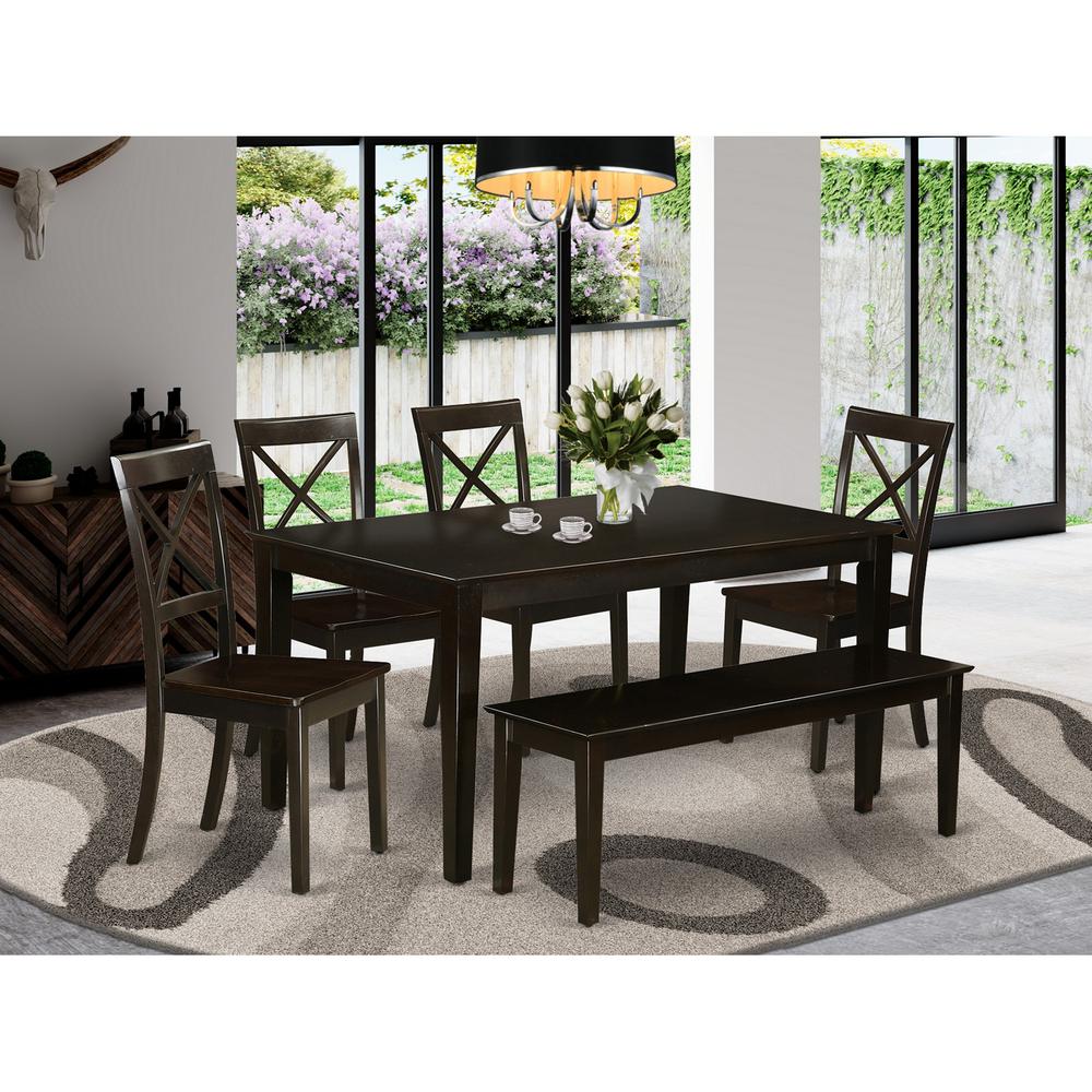6  PC  Dining  room  set-Kitchen  Table  and  4  Chairs  and  a  Bench. Picture 1