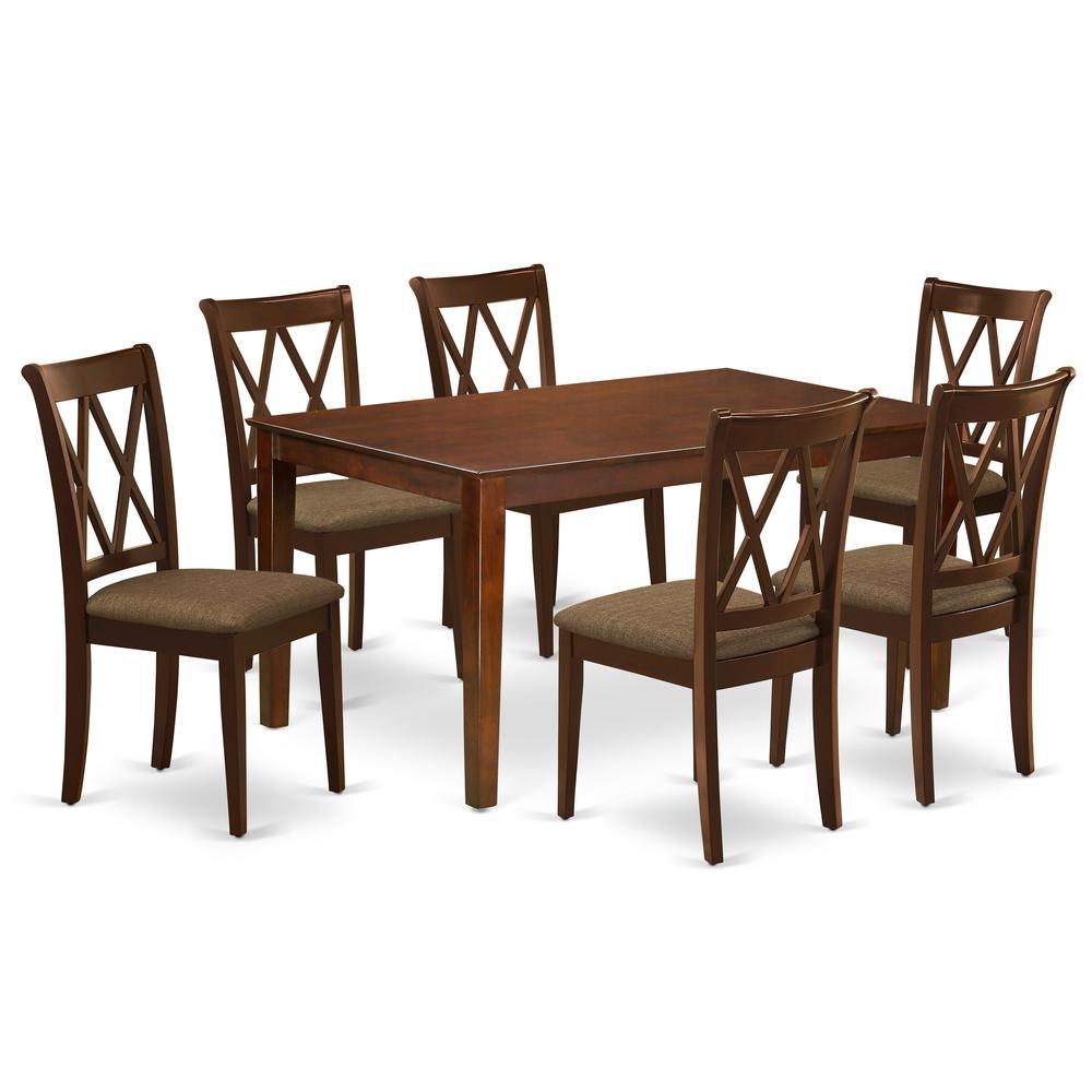Dining Room Set Mahogany, CACL7-MAH-C. Picture 1