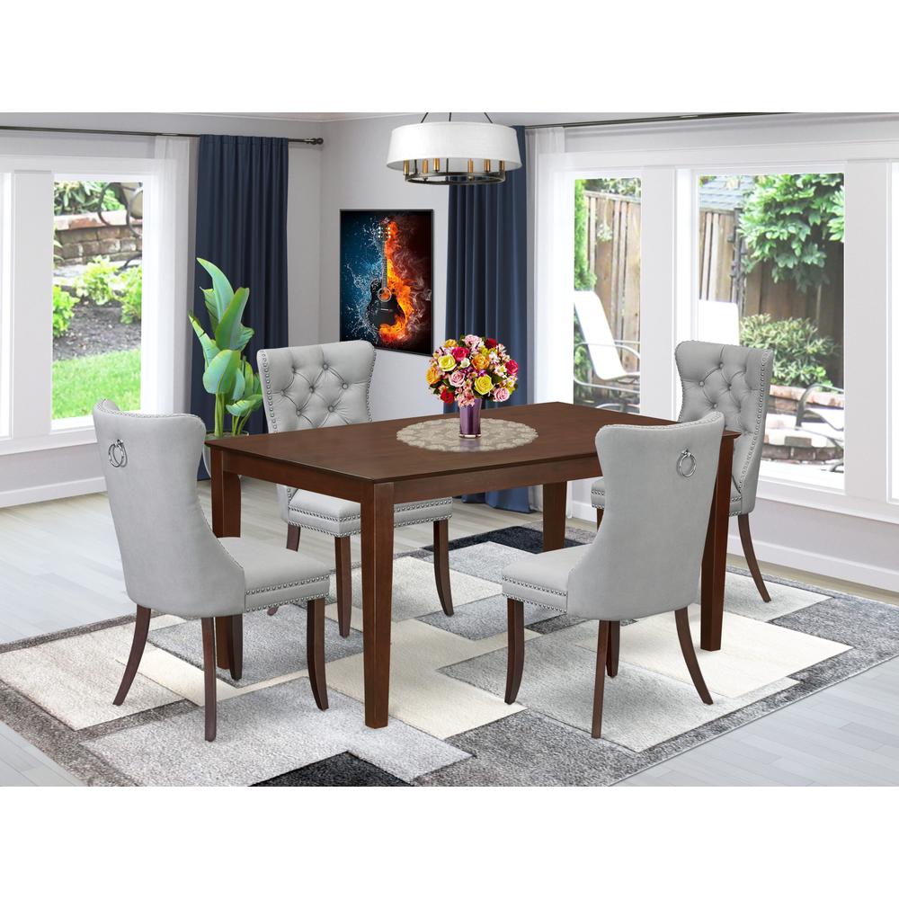 5 Piece Dining Room Table Set Consists of a Rectangle Kitchen Table. Picture 1