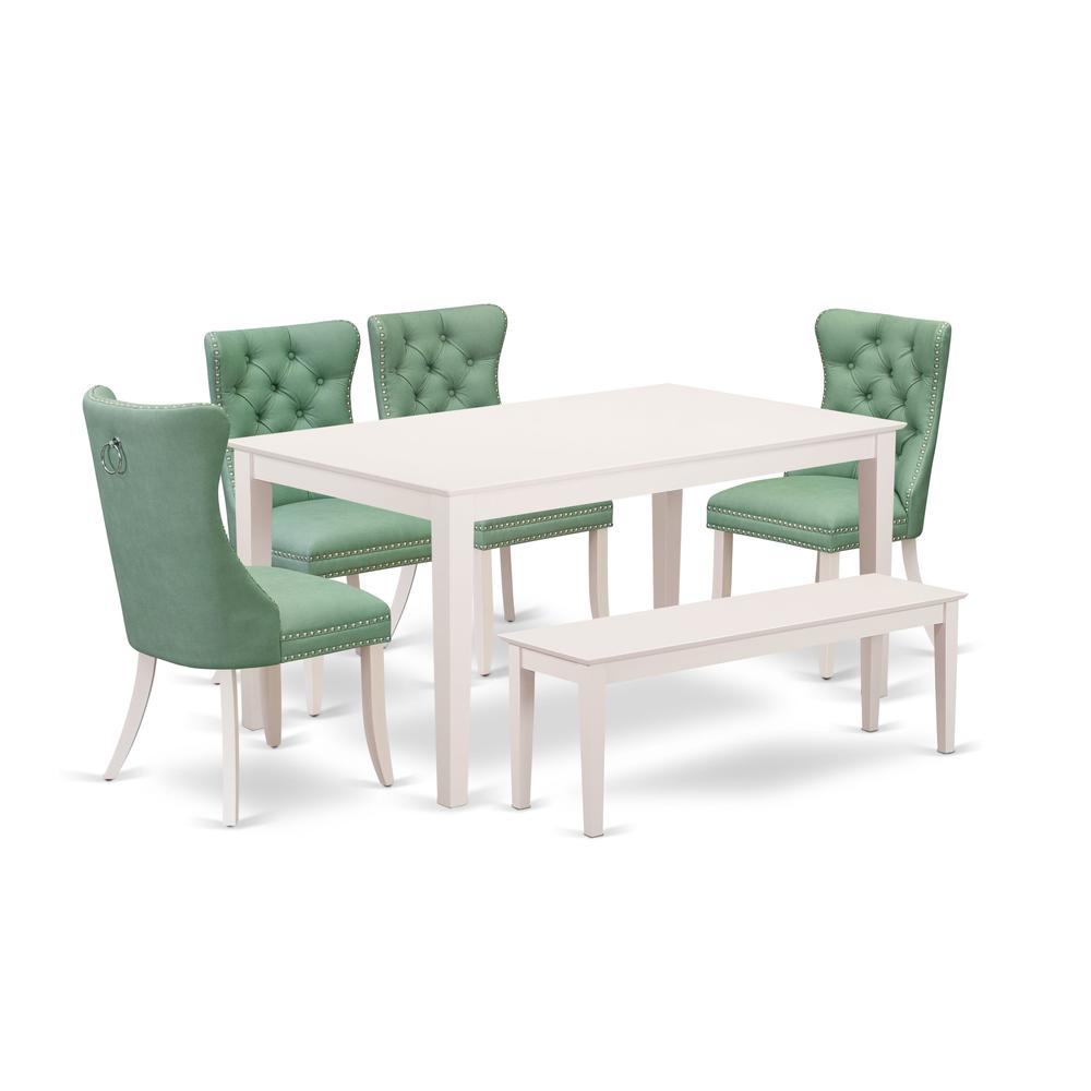 6 Piece Dining Room Set Contains a Rectangle Dining Table. Picture 6