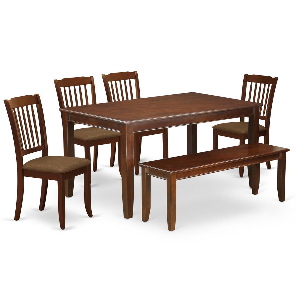 Dining Room Set Mahogany, CADA6-MAH-C. Picture 1