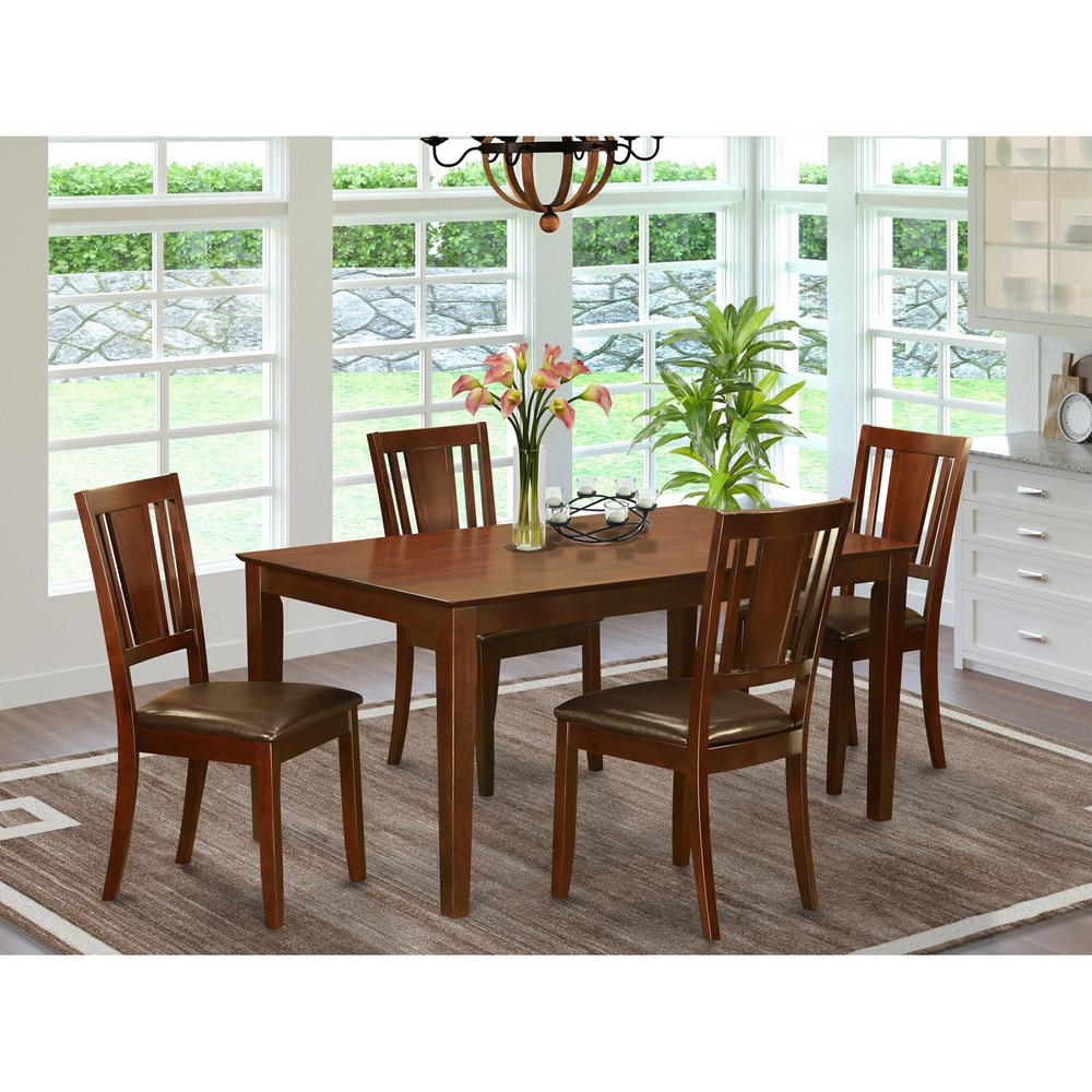 5  Pc  Dining  room  set  for  4  set-Dining  Table  and  4  Dining  Chairs. Picture 1