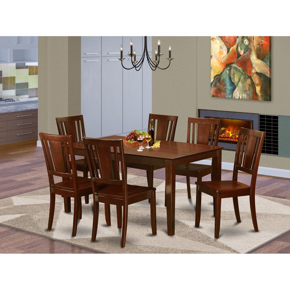 7  Pc  formal  Dining  room  set-  Dining  roomTable  and  6  Dining  Chairs. Picture 1