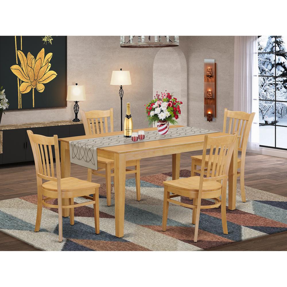 5  Pc  Dining  room  set  for  4  -  Dining  Table  and  4  Dining  Chairs. Picture 1