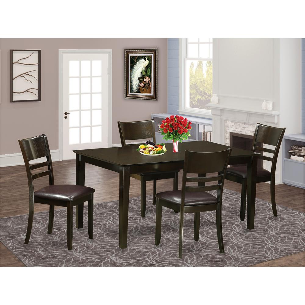 5  Pc  Dining  room  set-Dining  Table  and  4  Chairs  for  Dining  room. Picture 1
