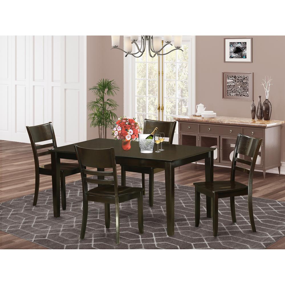 5  Pc  Dining  room  set-Kitchen  Table  and  4  Dining  Chairs. Picture 1