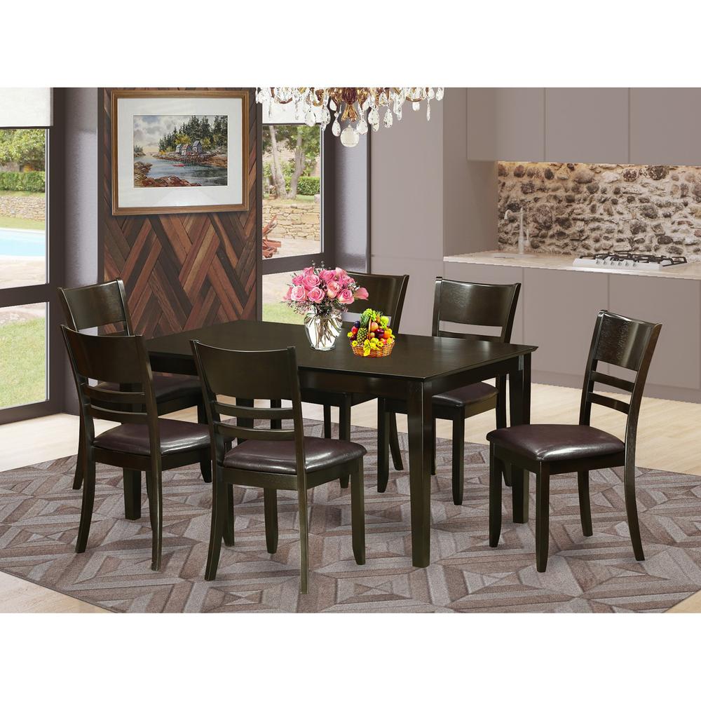 7  Pc  formal  Dining  room  set-Dinette  Table  and  6  Dining  Chairs. Picture 1