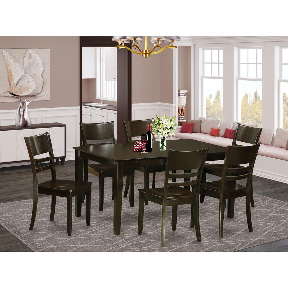 7  Pc  Dining  room  set  for  6-Dining  Table  and  6  Chairs. Picture 1