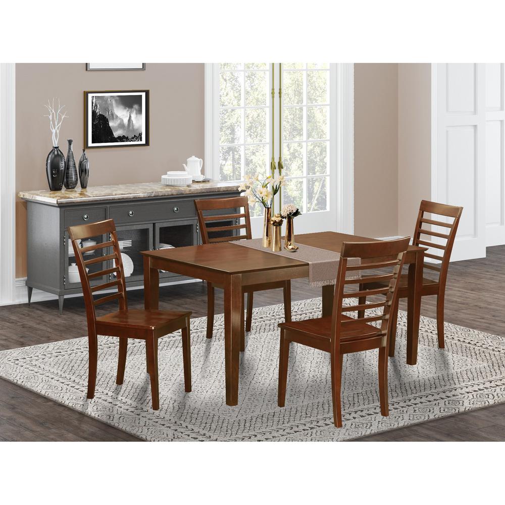 5  PC  Dining  room  set  for  4-Table  and  4  Dining  Chairs. Picture 1