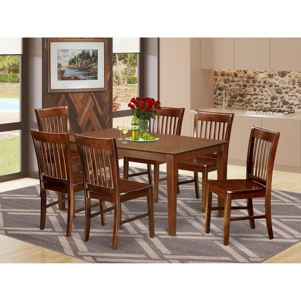 7  PC  Dining  room  set  -  Dinette  Table  and  6  Dining  Chairs. Picture 1