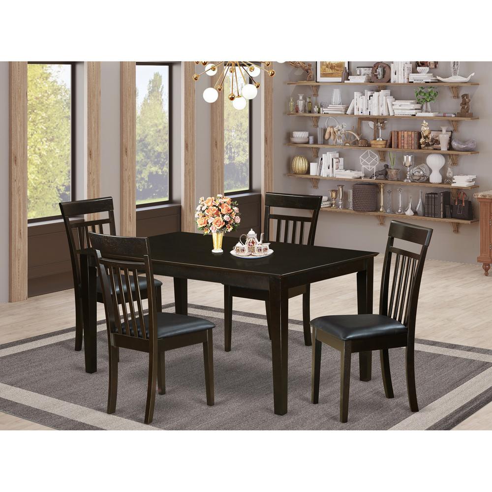 5  Pc  Dining  room  set  for  4-Dining  Table  Top  and  4  Dining  Chairs. Picture 1