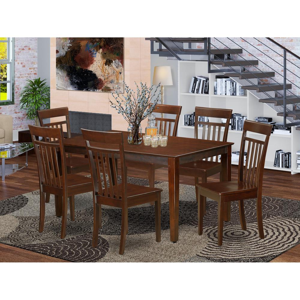 7  PC  Dining  room  set  for  6  -  Dining  Table  and  6  Dining  Chairs. Picture 1