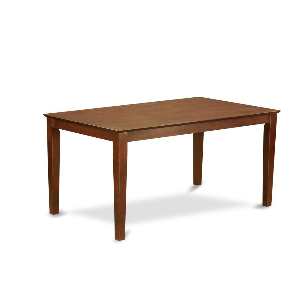Capri  Rectangular  dining  table  36"x60"  with  solid  wood  top  -  Mahogany  Finish. Picture 1