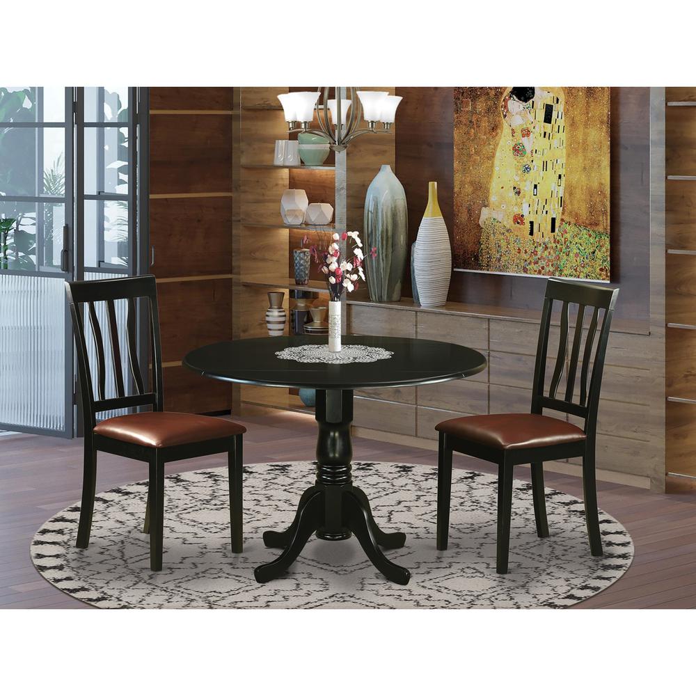 3  Pc  Dining  room  set  for  2-Dining  Table  and  2  Dining  Chairs. Picture 1