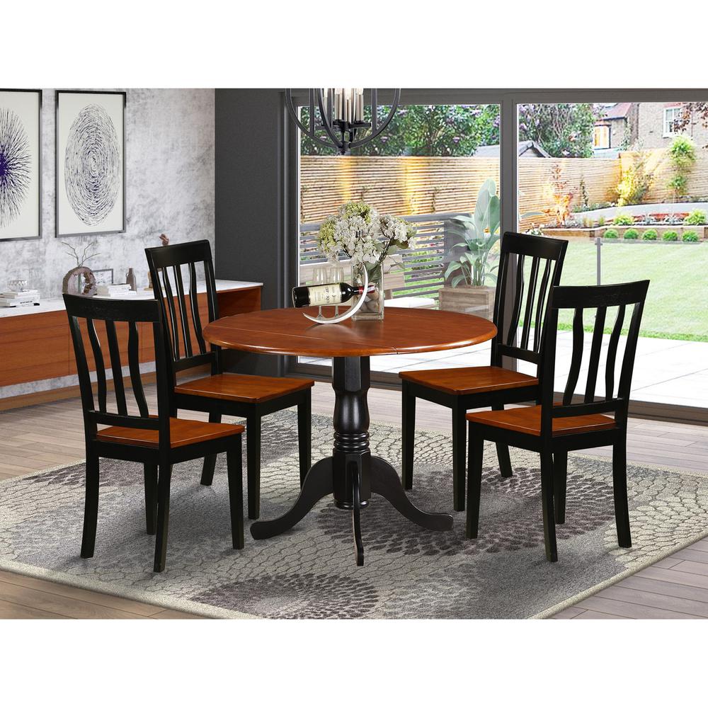 Dining  set  -  5  Pcs  with  4  Wood  Chairs. Picture 1