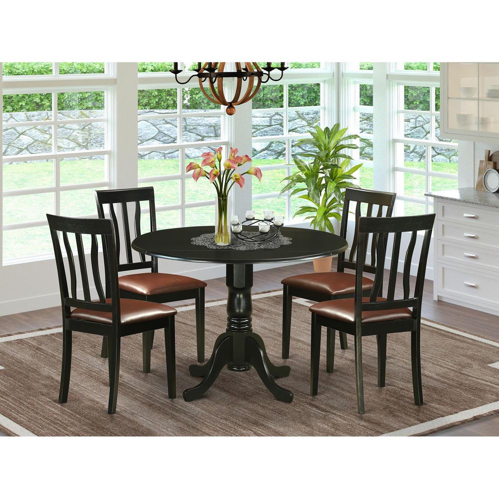 5  PC  Dining  room  set  for  4-Dinette  Table  and  4  Kitchen  Chairs. Picture 1