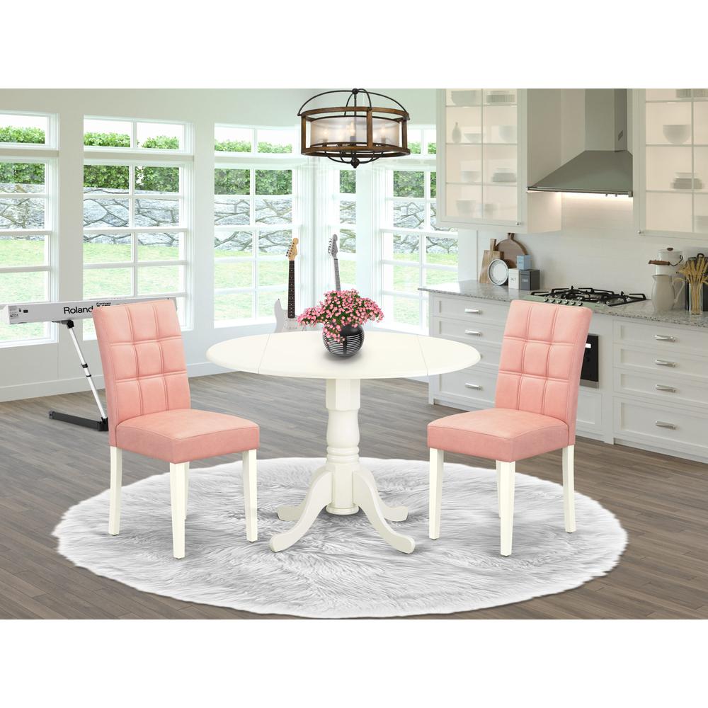 3 Piece Dining Table Set consists A Dinner Table. Picture 1