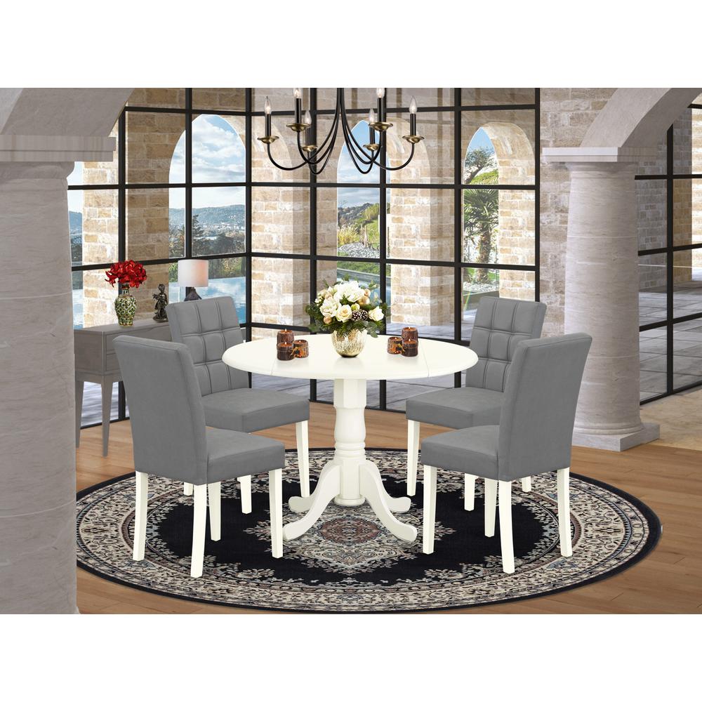 5 Piece Dining Table Set contain A Modern Table. Picture 1