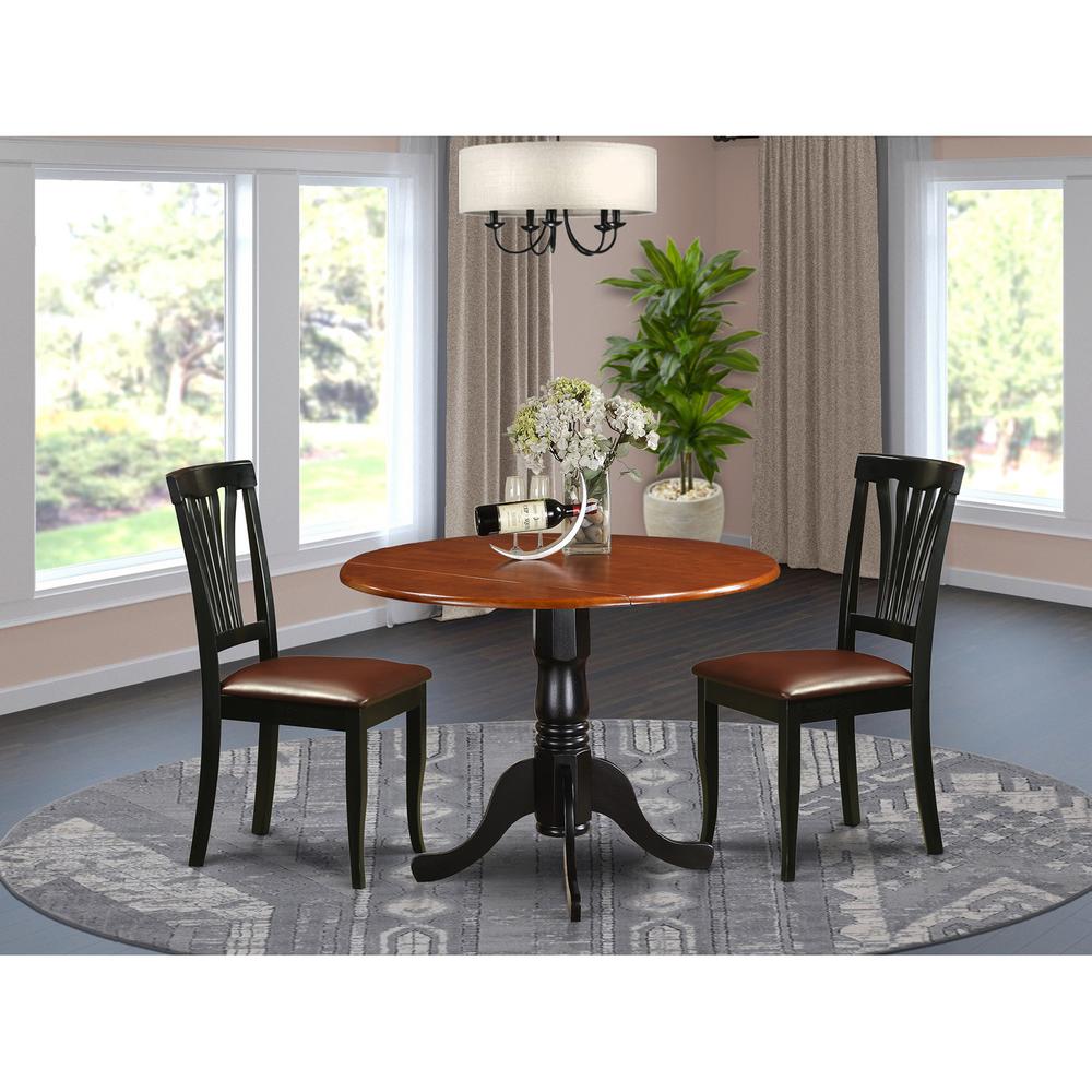 3  PC  Kitchen  Table  set-Dining  Table  and  2  Kitchen  Chairs. Picture 1