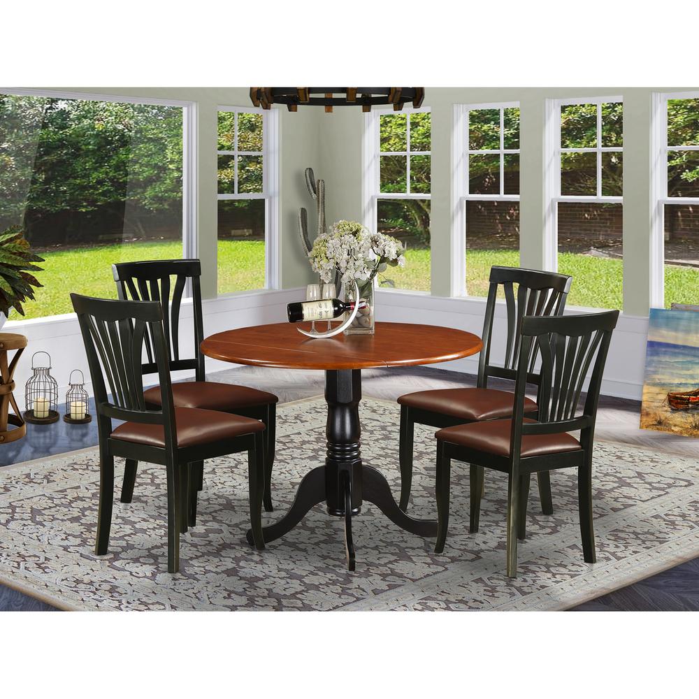 5  PC  Kitchen  Table  set-Dining  Table  and  4  Kitchen  Chairs. Picture 1