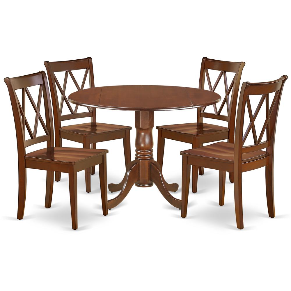 Dining Room Set Mahogany, DLCL5-MAH-W. Picture 1