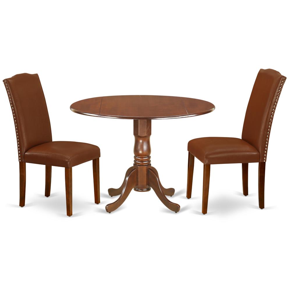 Dining Room Set Mahogany, DLEN3-MAH-66. Picture 1
