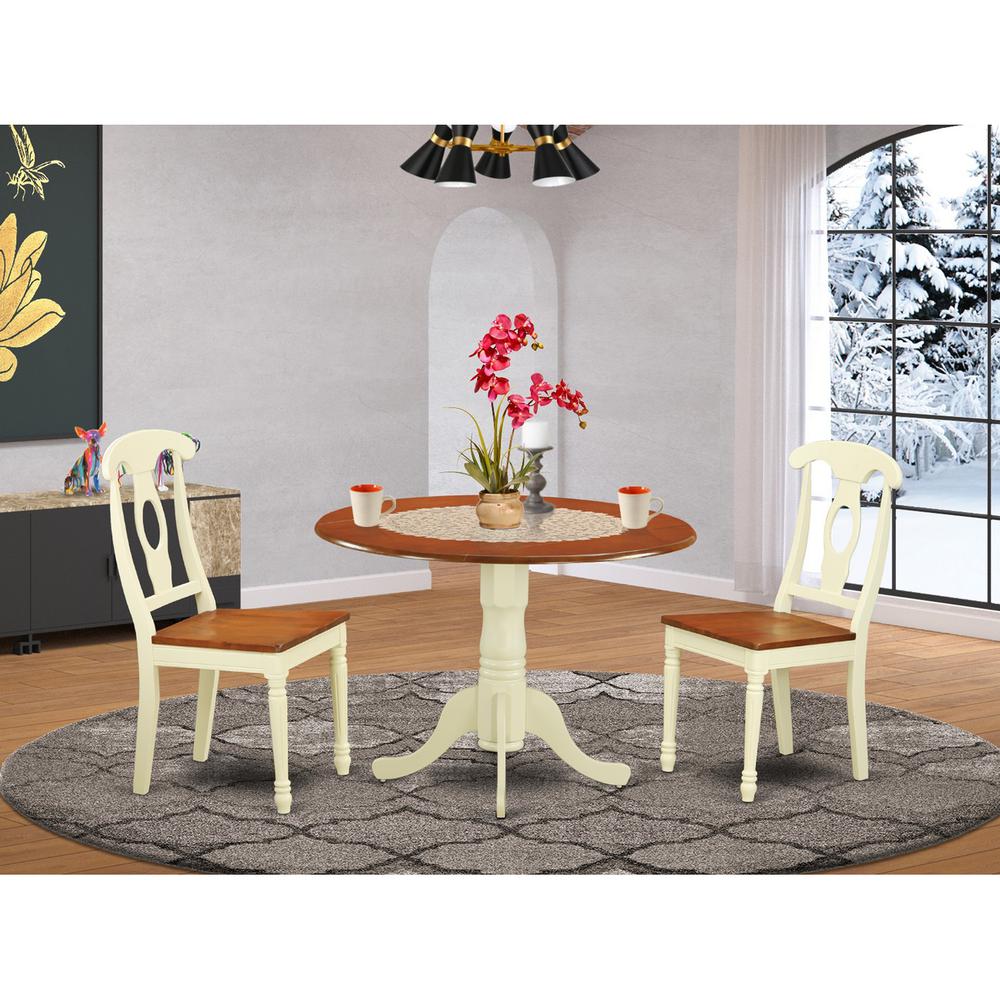 3  Pc  Dining  set-Dining  Table  and  2  Dining  Chairs. Picture 1