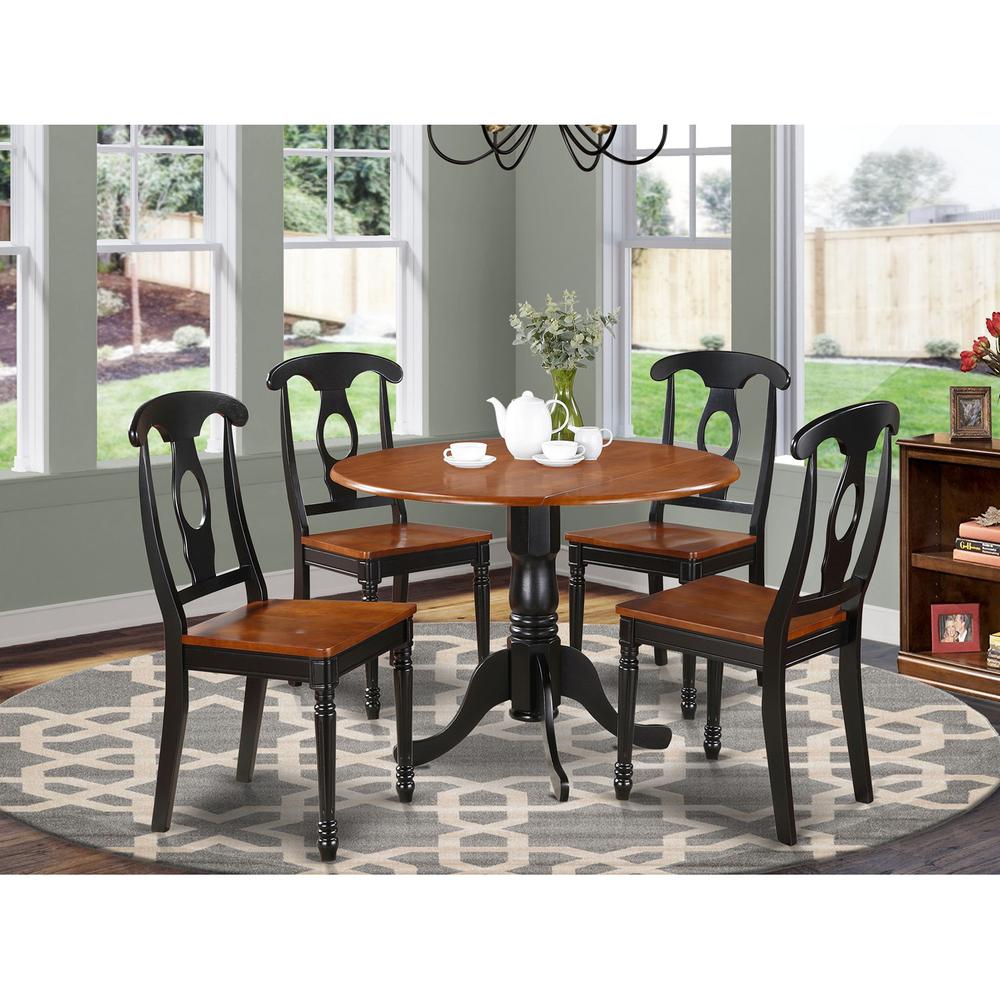 5  PC  small  Kitchen  Table  set-Table  and  4  dinette  Chairs. Picture 1