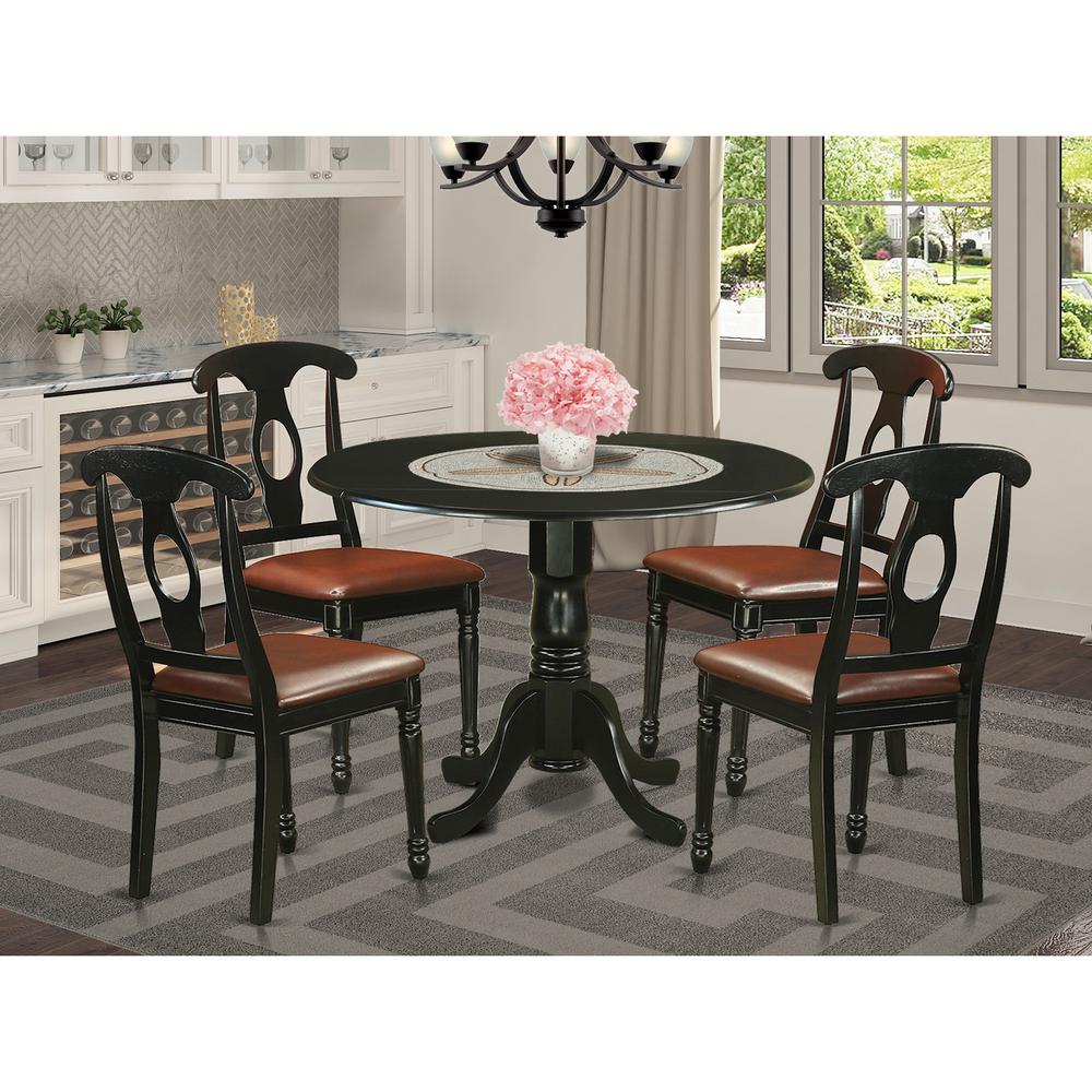 5  Pc  Dinette  Table  set  -  Small  Kitchen  Table  and  4  Dining  Chairs. Picture 1