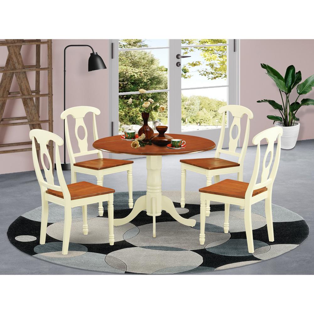 5  PC  Dining  set-Dining  Table  and  4  Dining  Chairs. Picture 1