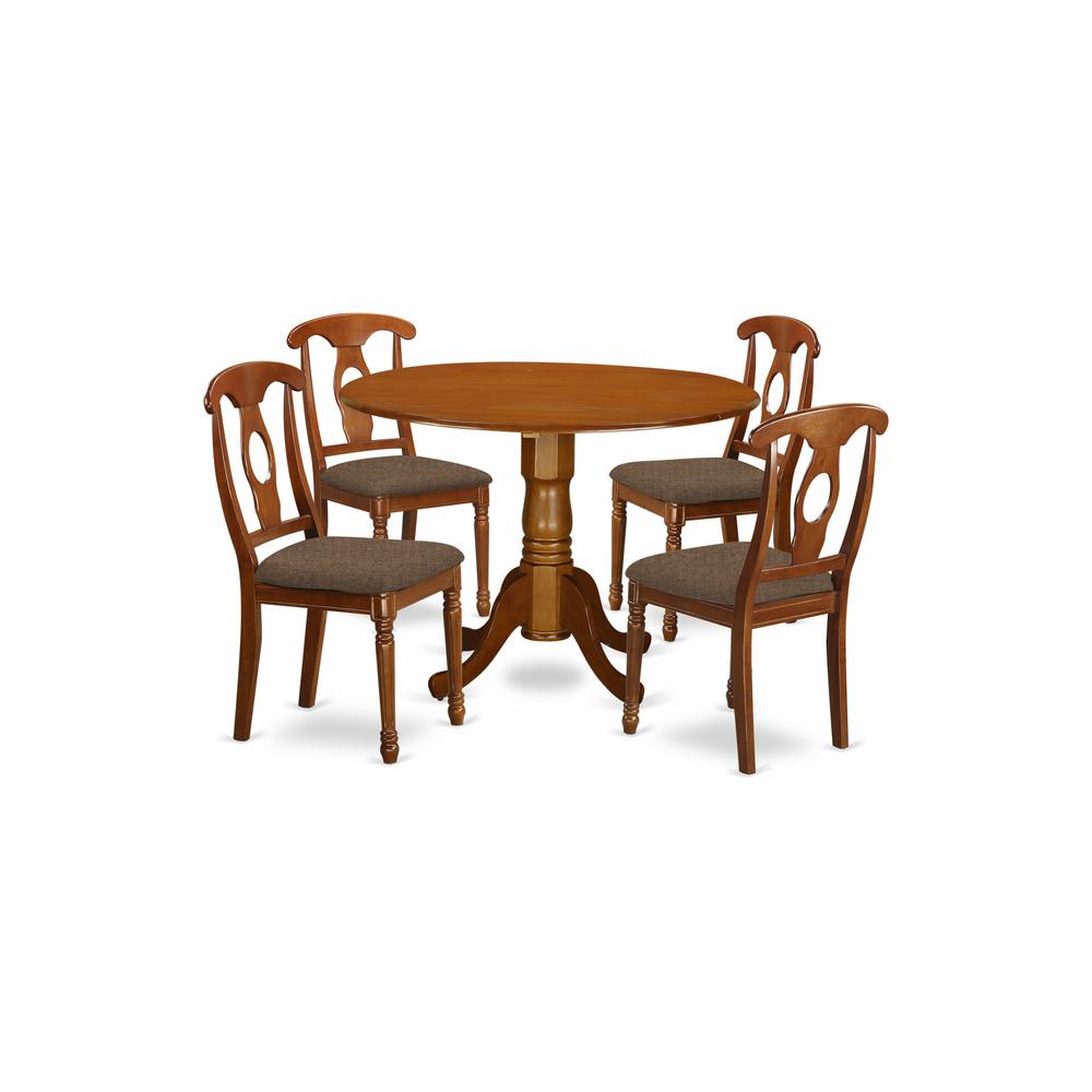 5  Pc  Kitchen  nook  Dining  set-Small  Table  plus  4  Dining  Chairs. Picture 1