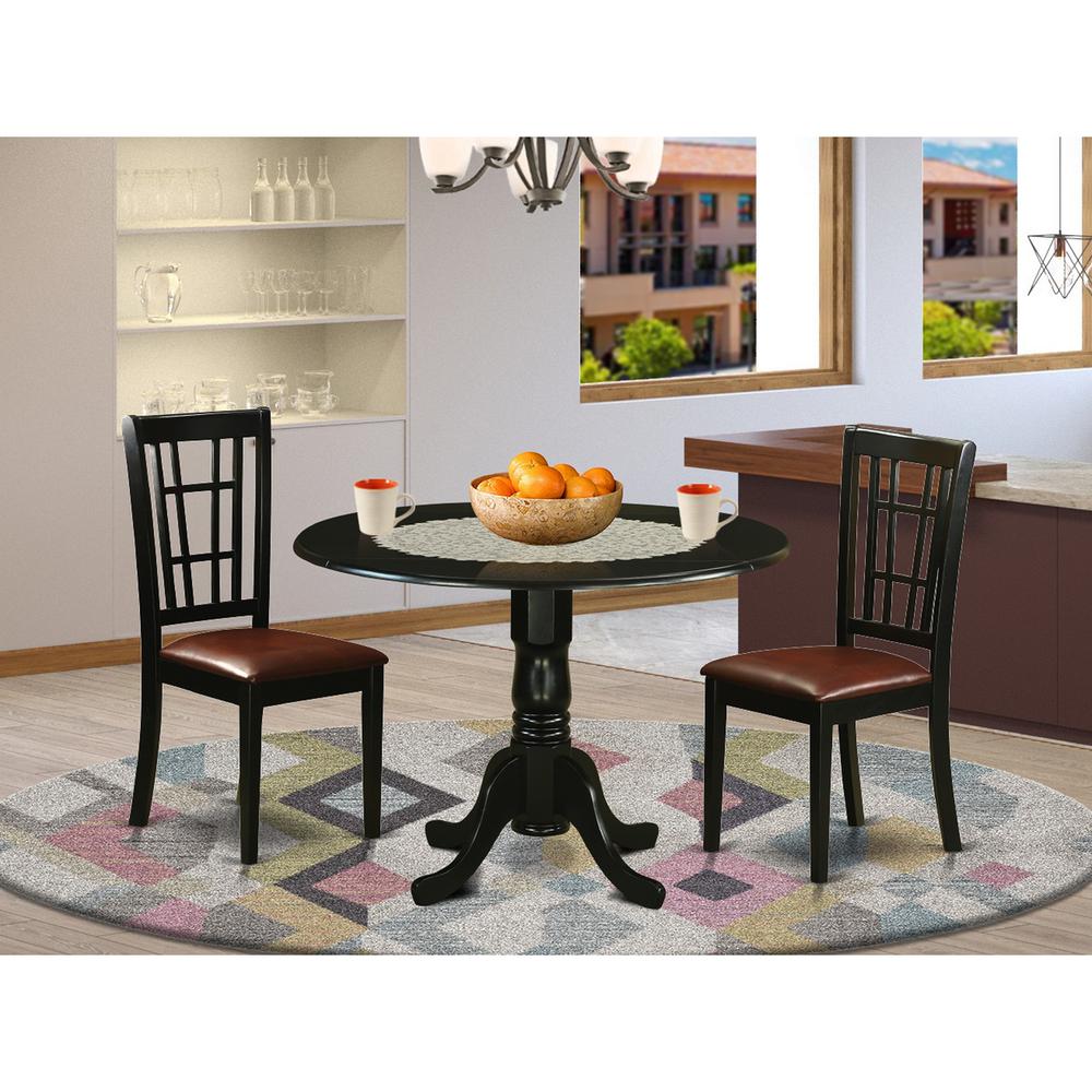 3  Pc  Dining  room  set  -Dining  Table  and  2  Dining  Chairs. Picture 2