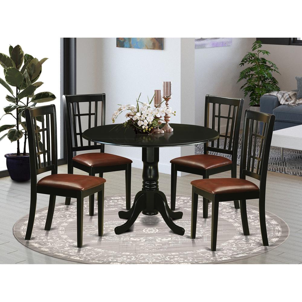 5  PC  Dining  room  set  -Table  and  4  Dining  Chairs. Picture 1