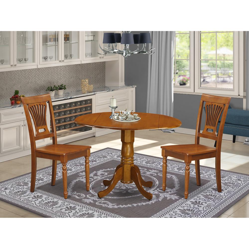 3  PC  small  Kitchen  Table  set-Kitchen  Dining  nook  plus  2  Dining  Chairs. Picture 1