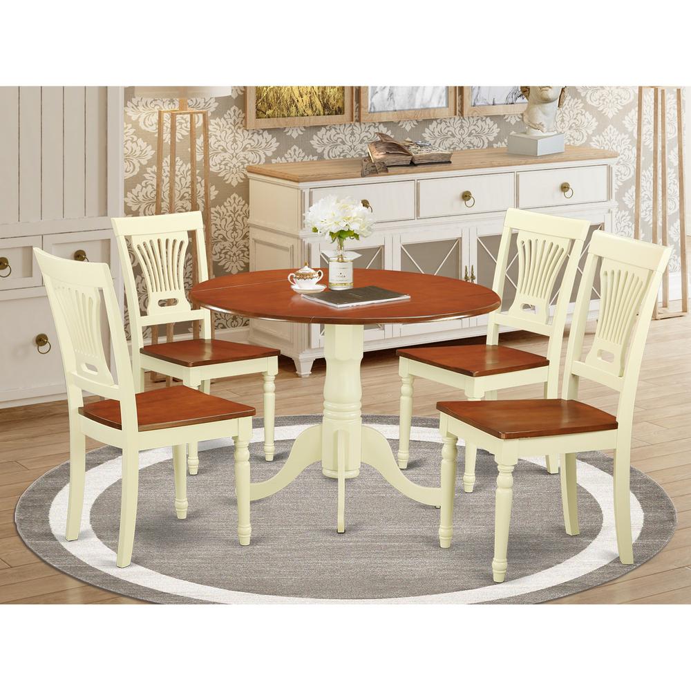 5  PC  small  Dining  set-Dining  Table  and  4  Dining  Chairs. Picture 1