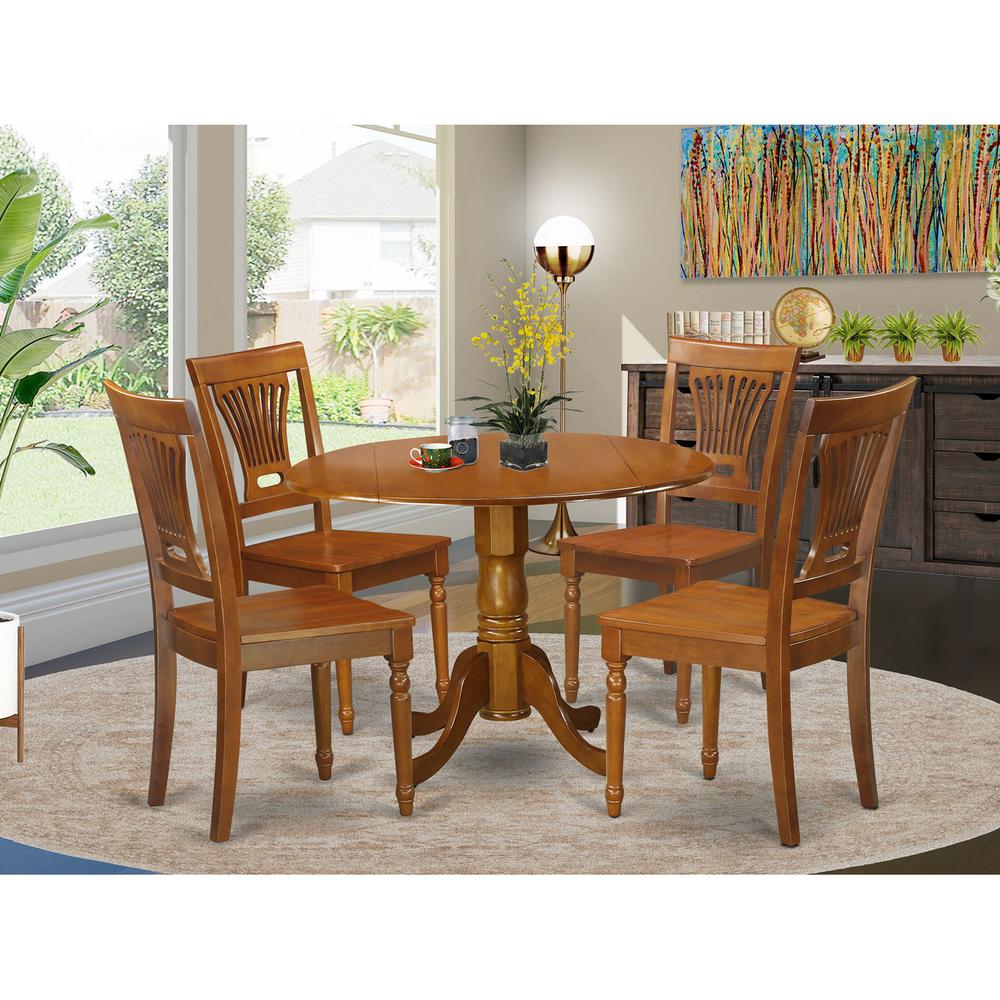 5  Pc  Kitchen  nook  Dining  set-small  Kitchen  Table  and  4  Dining  Chairs. Picture 1