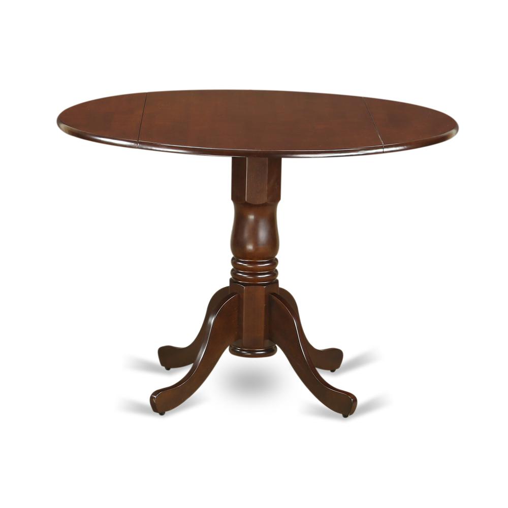 Dublin  Round  Table  with  two  9"  Drop  Leaves  in  a  Mahogany  Finish. Picture 1