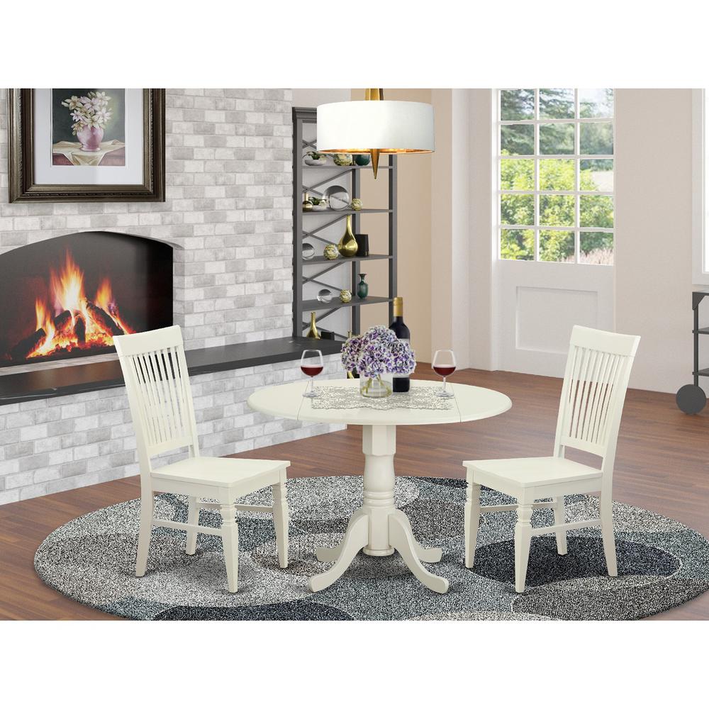 3  PC  Dining  room  set  for  2-Kitchen  Table  and  2  Kitchen  Dining  Chairs. Picture 1