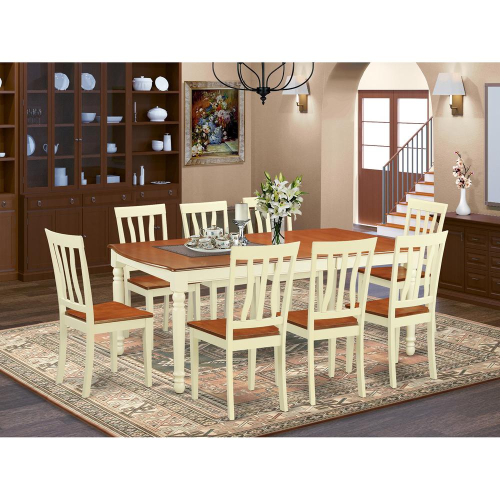9  Pc  Dinette  set  -Dinette  Table  and  8  Dining  Chairs. Picture 1