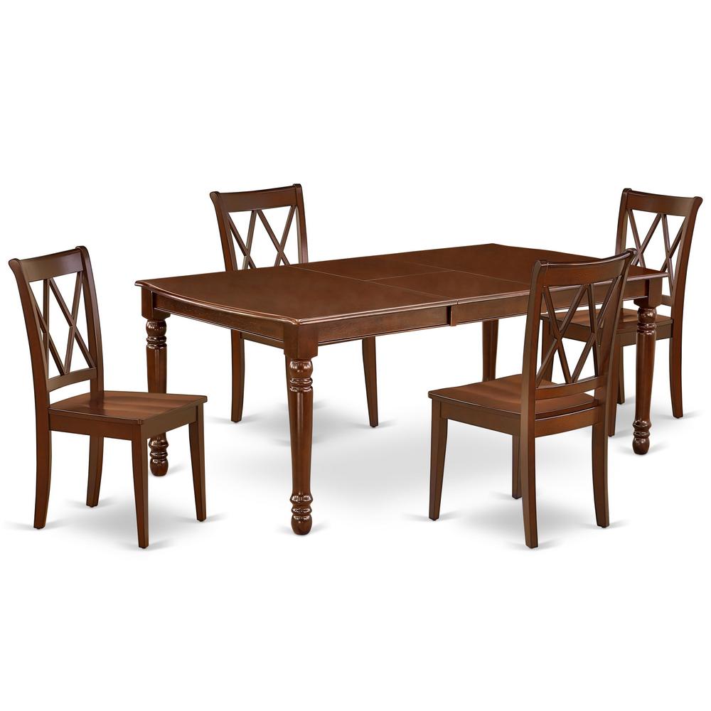 Dining Room Set Mahogany, DOCL5-MAH-C. Picture 1
