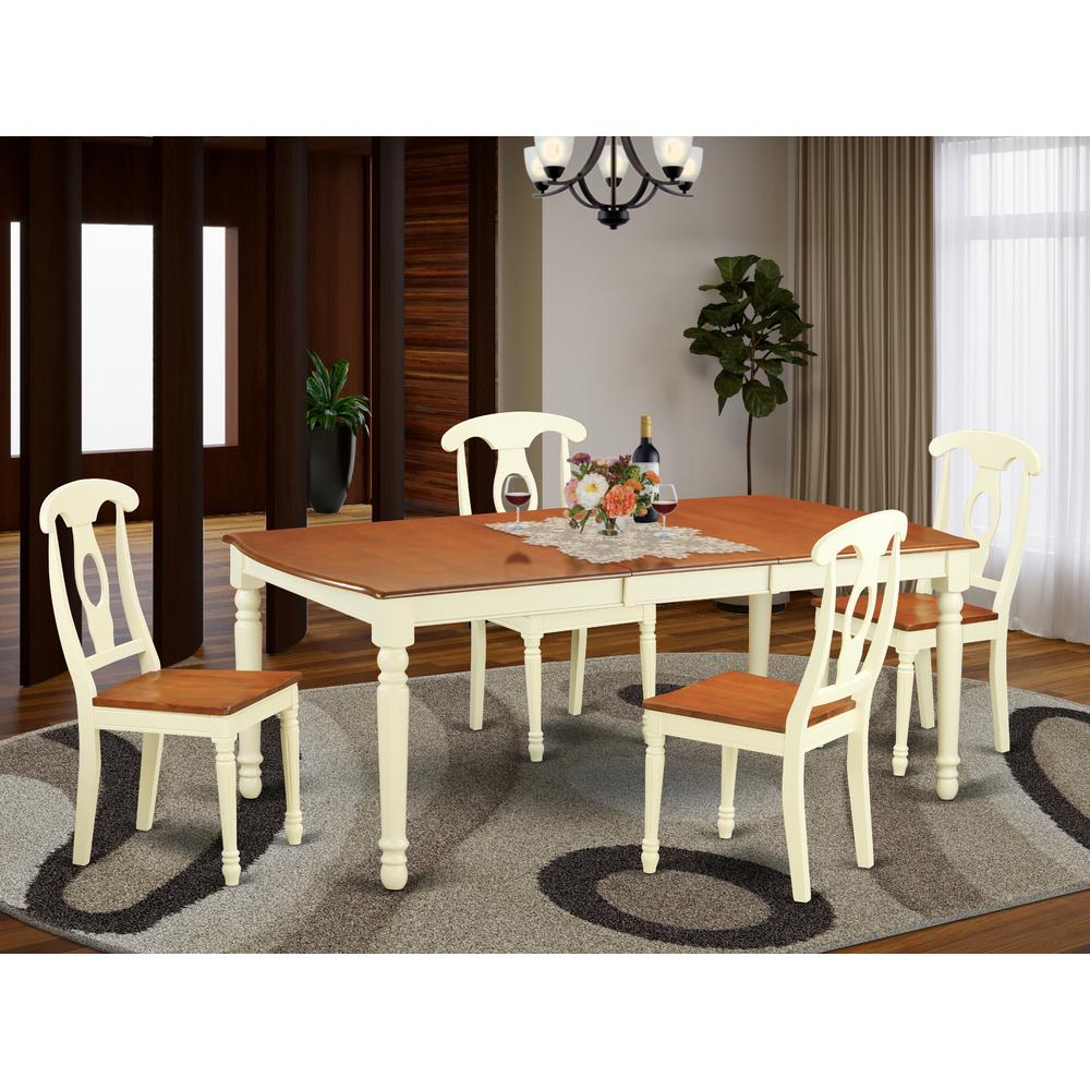 5  Pc  Dining  room  set  -Kitchen  dinette  Table  and  4  Dining  Chairs. Picture 1
